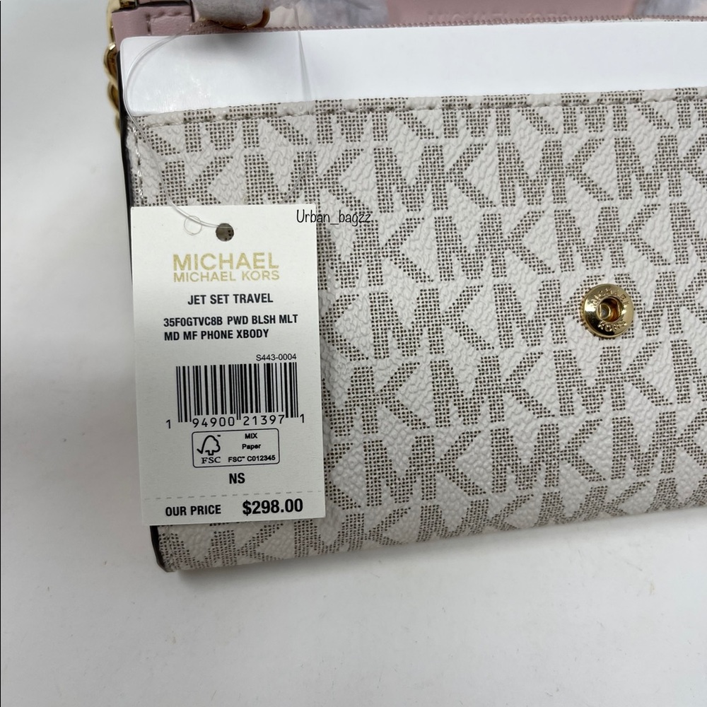 Michael Kors Jet Set Travel Medium MF Crossbody - Picture 7 of 9